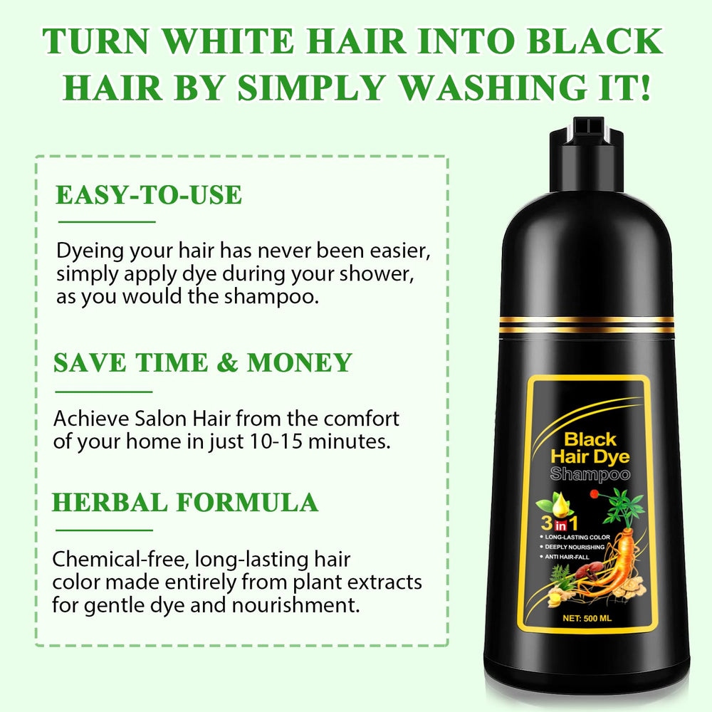 Cheveux revitalisés après utilisation du colorant FSLHCY en 15-20 minutes.