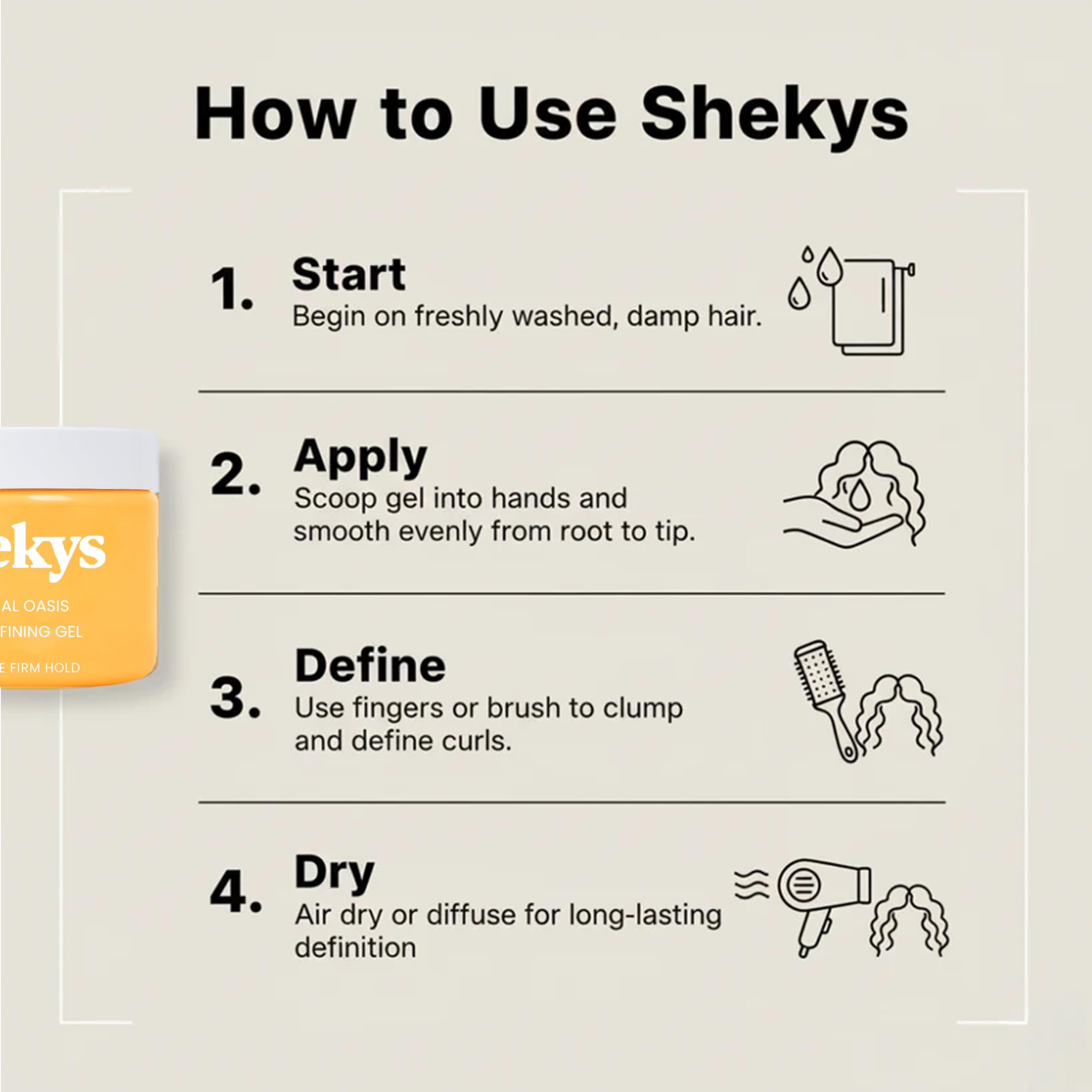 Résultat naturel et durable avec Shekys – définition et mouvement.
