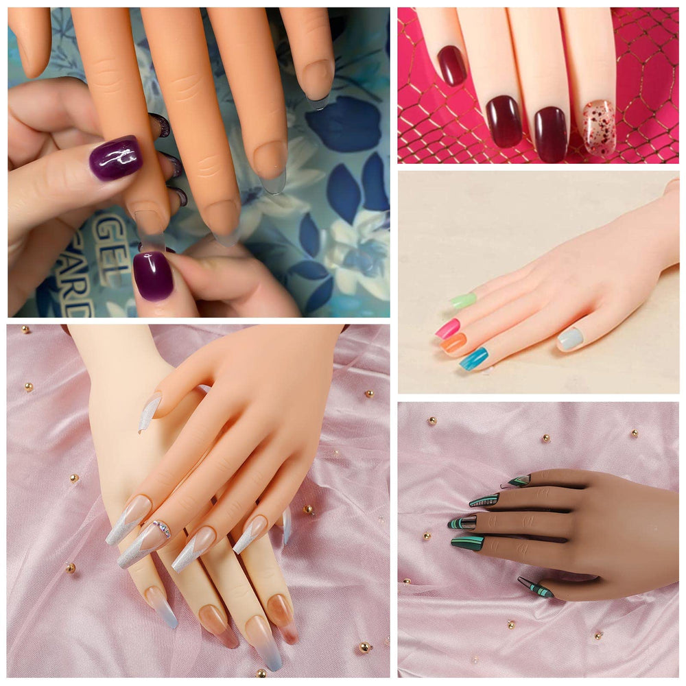 FU SHEN main pratique pour fixer des ongles avec colle ou adhésif.