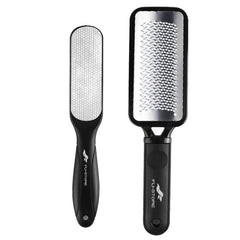 Fu Store pied-file-double-face-inox: pédicure efficace pour lisser les talons.