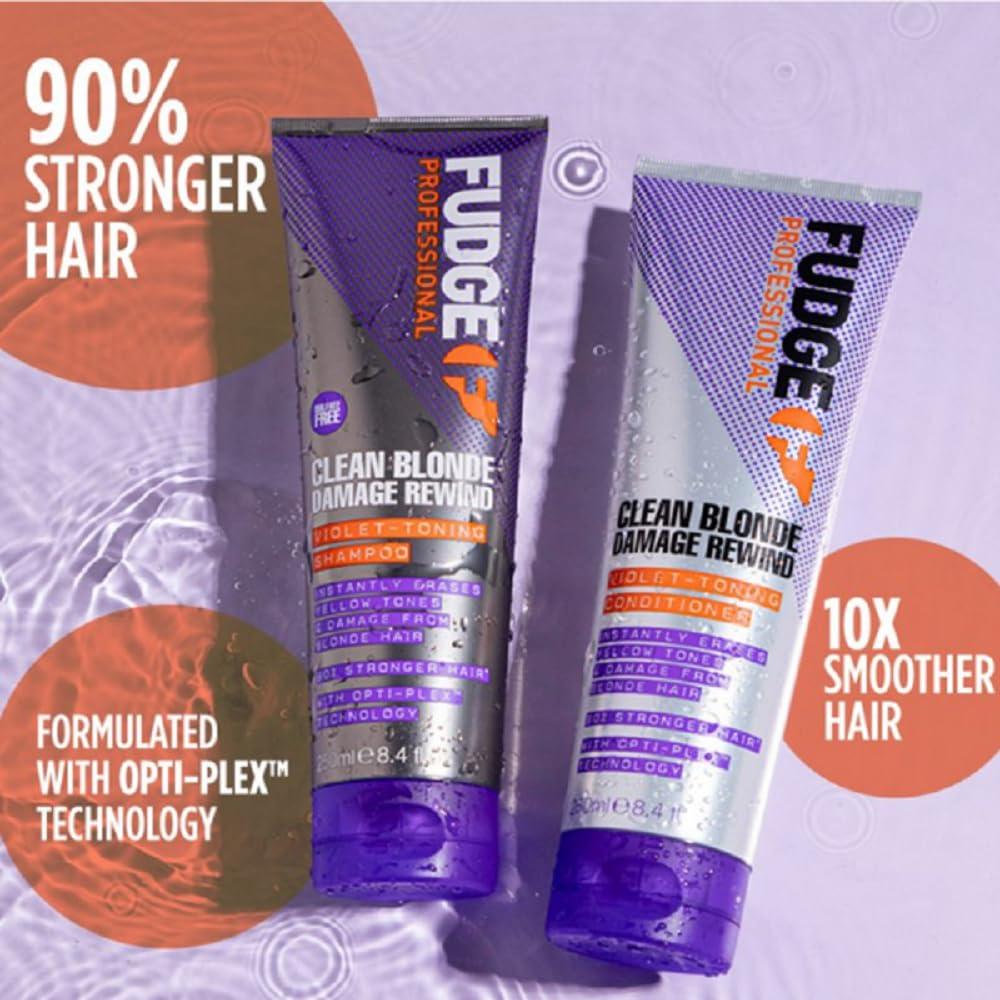 Fudge Shampoing, brillance naturelle sur cheveux blondes