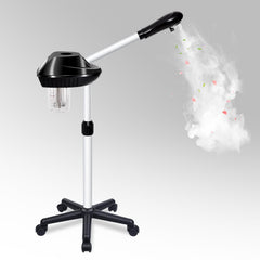 Fuehumue vapeur visage sur roue 360°, mobilité fluide lors des soins