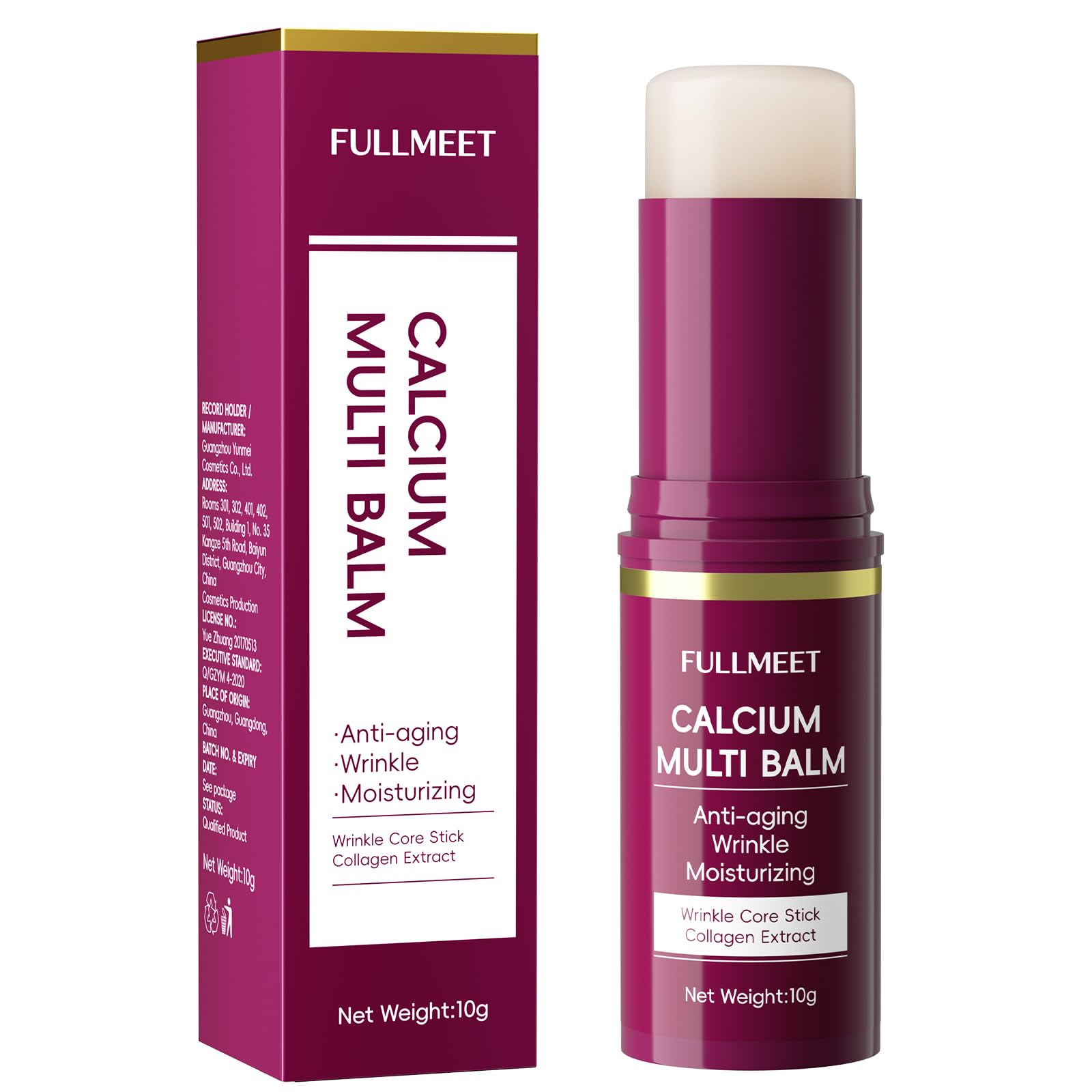 FullMeet baume calcium multi-stick: application facile et hydratation ciblée.