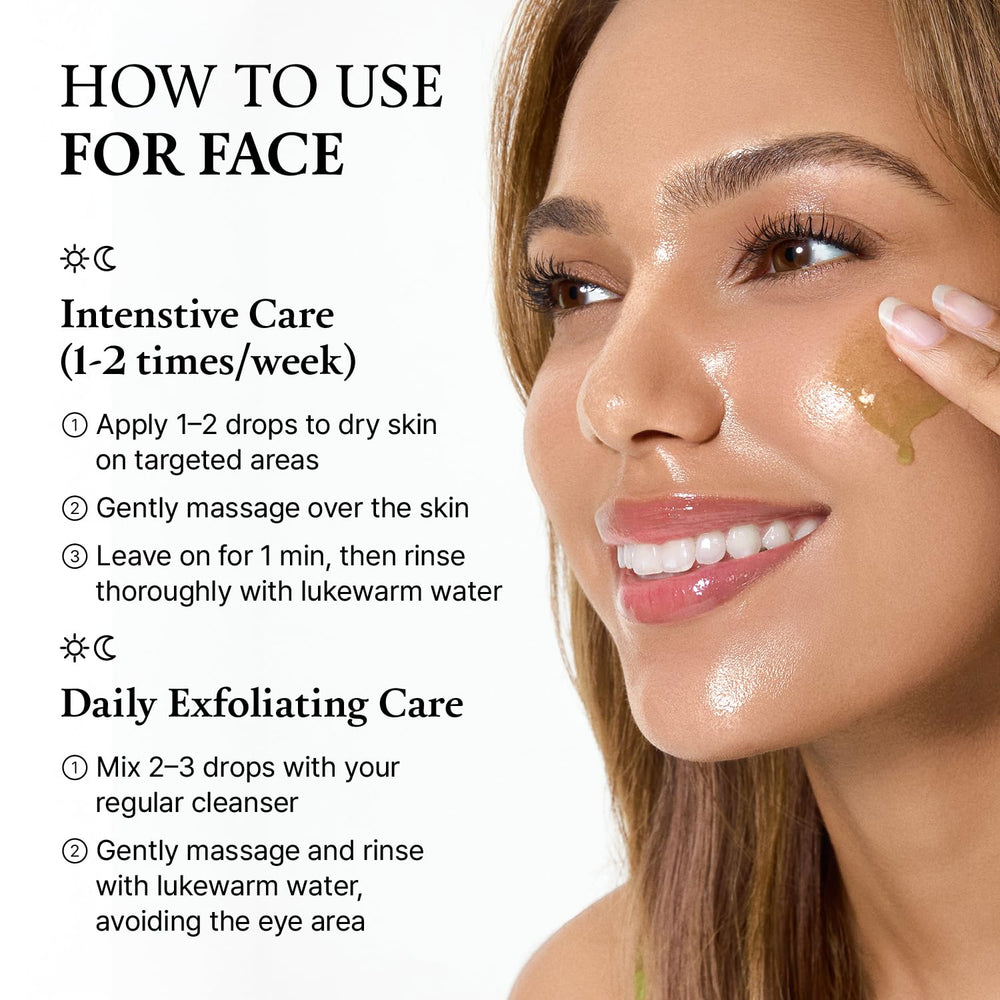 FULLY application sur main pour visage et corps, soin rapide.
