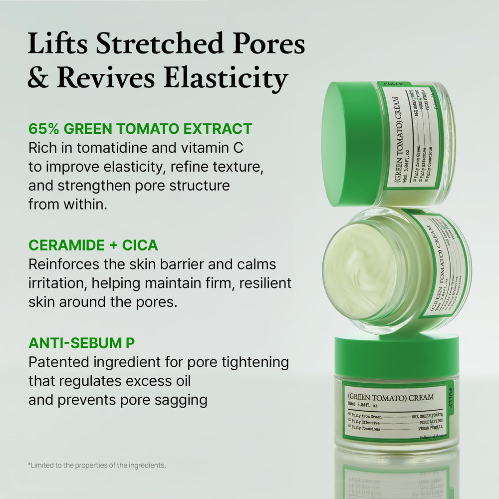 FULLY Crème tomate-verte végane et tests dermatologiques