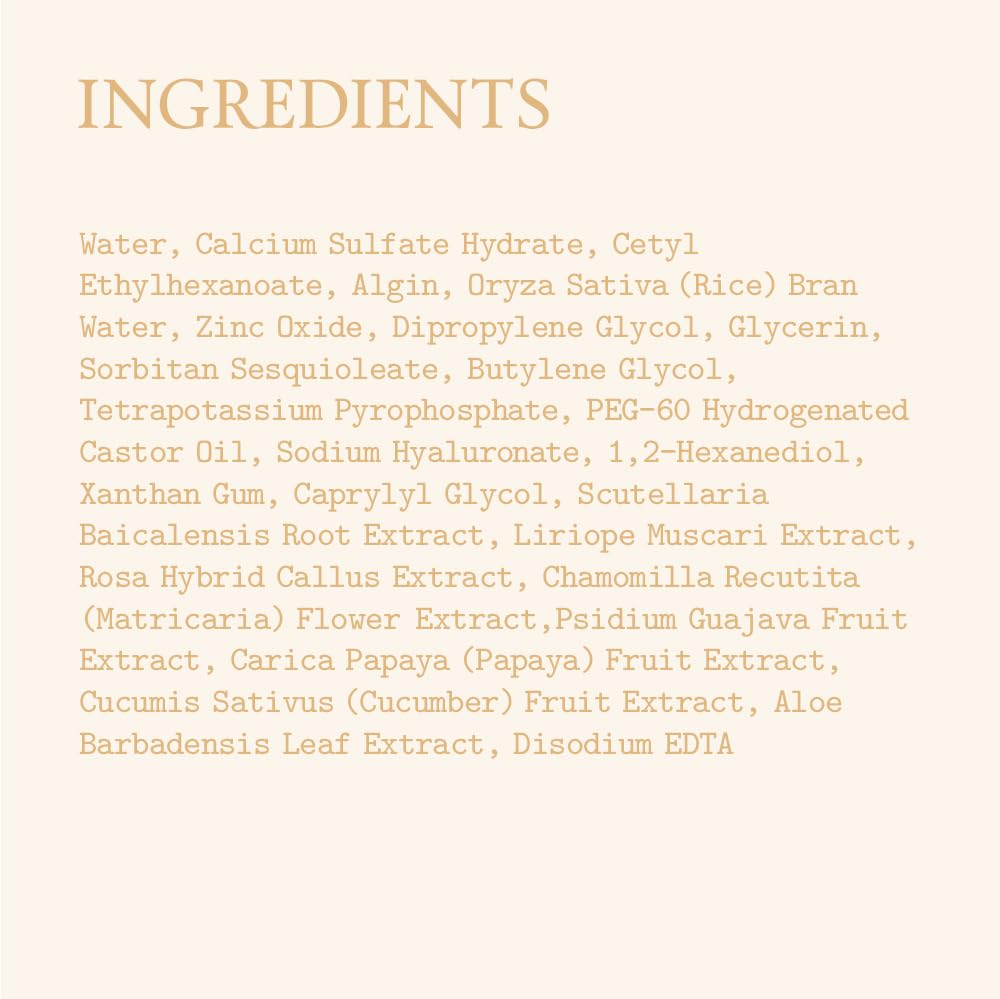 FULLY Masque modelant riz: texture agréable et utilisation pratique sans bol.
