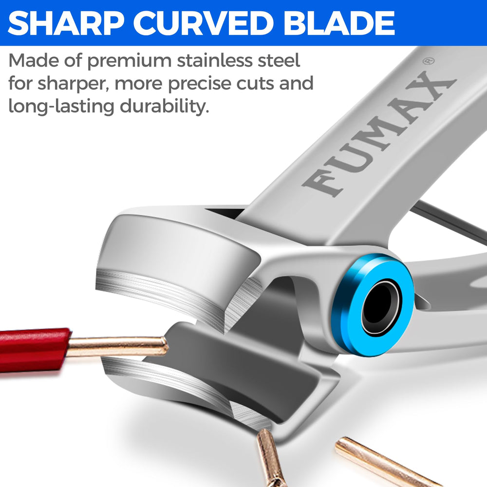 FUMAX Coupe-ongles épais, précision pour ongles déformés et difficiles.