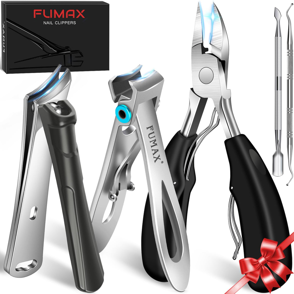 FUMAX – ensemble ciseaux ongles: coupe nette et précise.