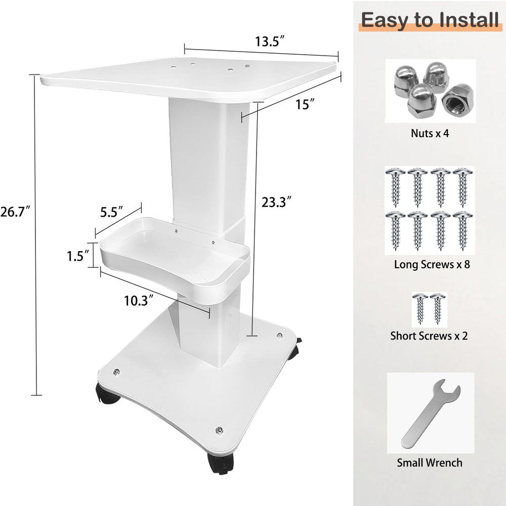 Utilisation polyvalente du chariot FUMOLEER en salon et studio.