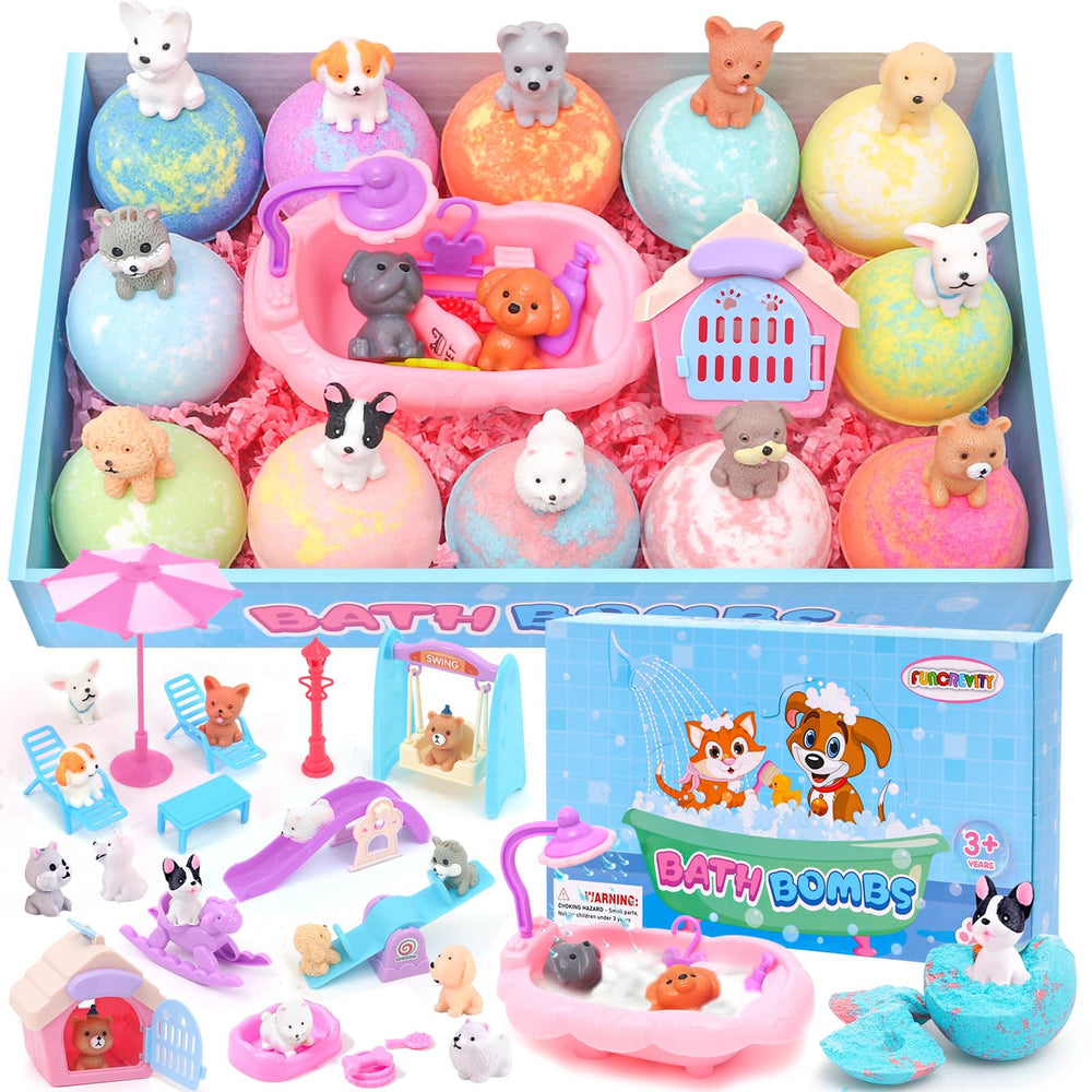 Funcrevity Boules-bain enfants surprise dedans, intensifie le bain avec une récompense.