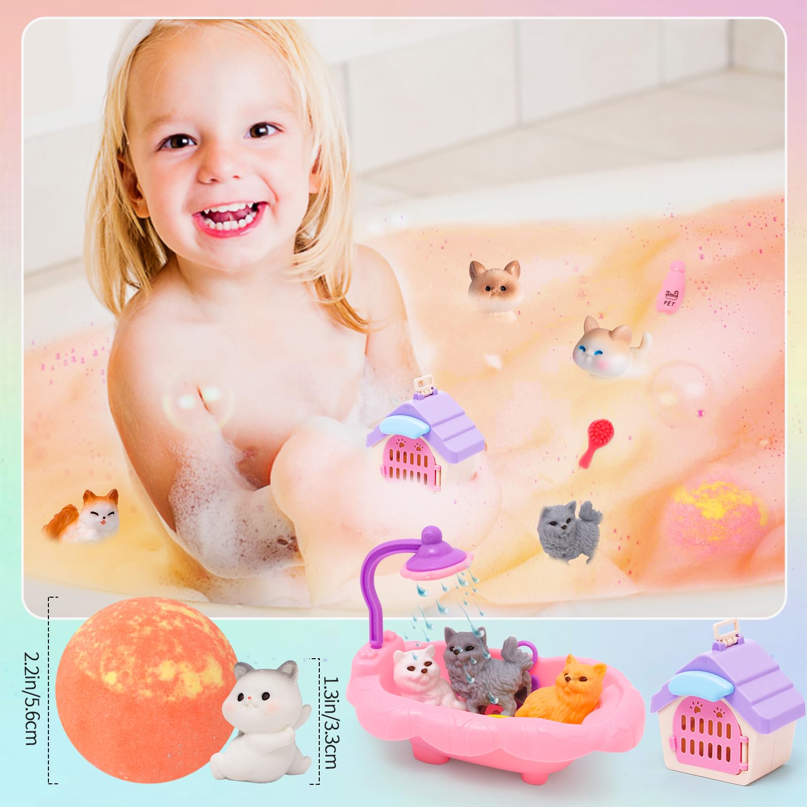 Coffret cadeau Funcrevity bombes-bain, idée parfaite pour anniversaires