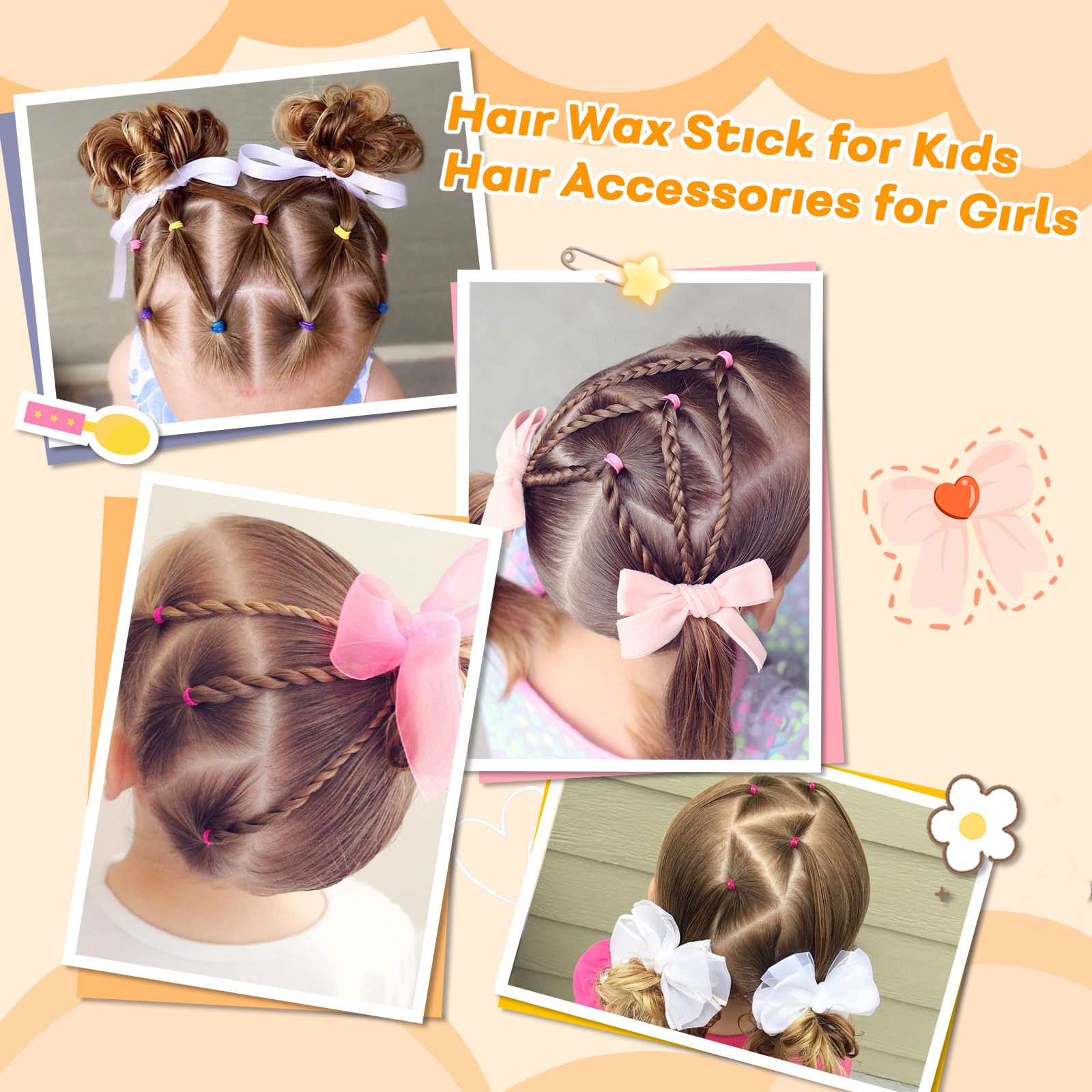 FUNNIR Hair Wax Stick three-pack packaging for long-lasting styling.