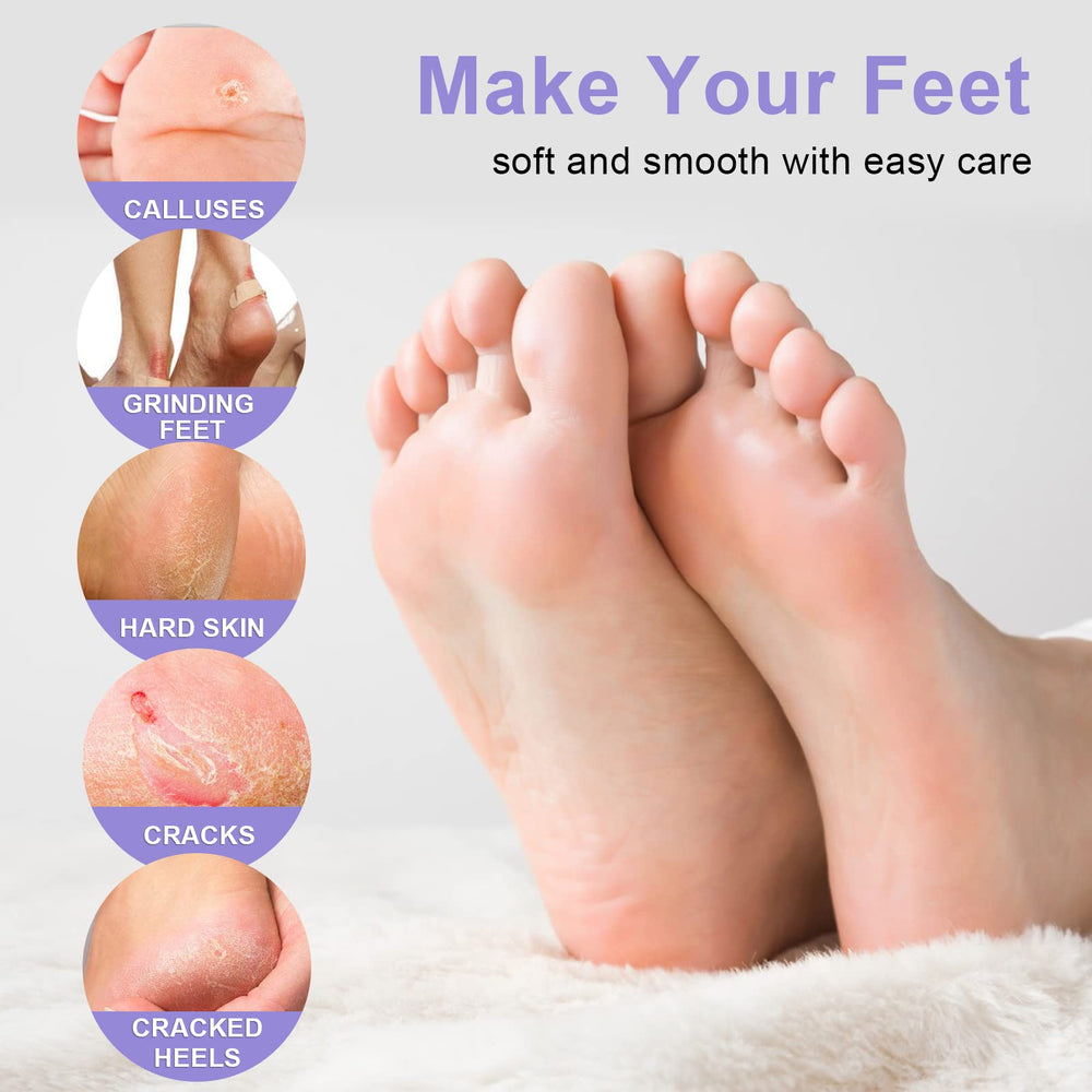 Funnir masque peeling pieds révèle des pieds plus doux après utilisation.