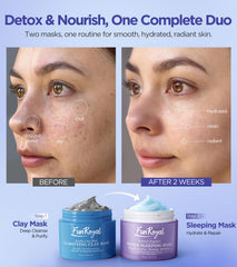 FunRoyal Glow Masks Set overnight mask tube for overnight hydration and plump skin.