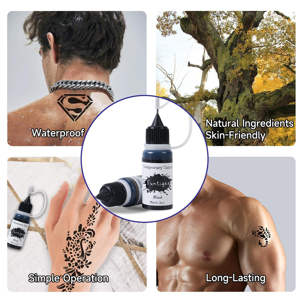 Idées décoratives pour fêtes avec tatouages temporaires Funtigee.