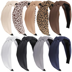 Bandeau Funtopia imprimé leopard noir et marron prêt à sublimer votre apparence