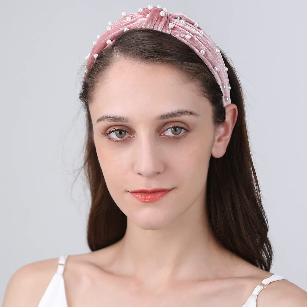 Bandeau Funtopia velours bleu clair, facile à assortir