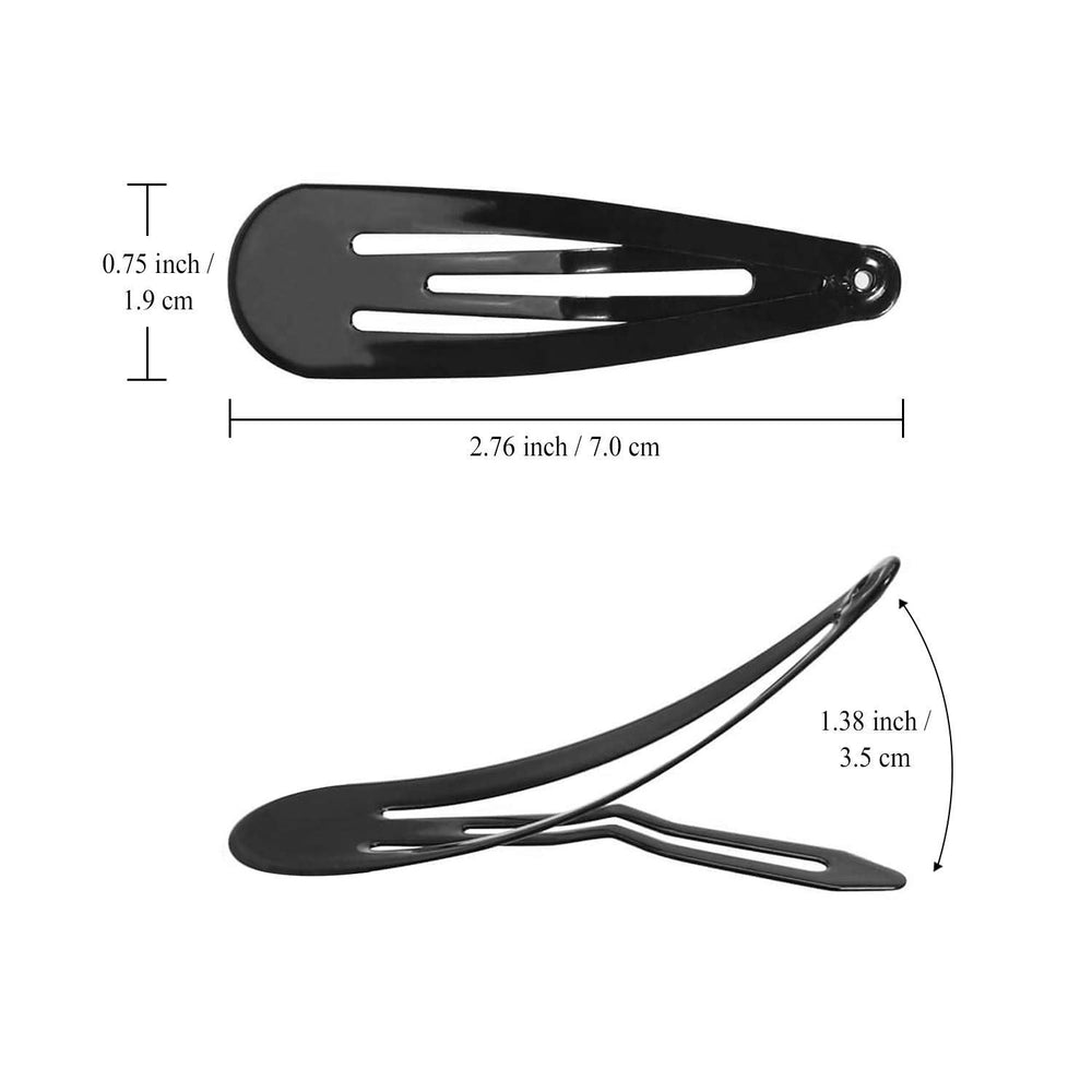 Ensemble de 40 pinces Funtopia 7 cm, brun et noir.