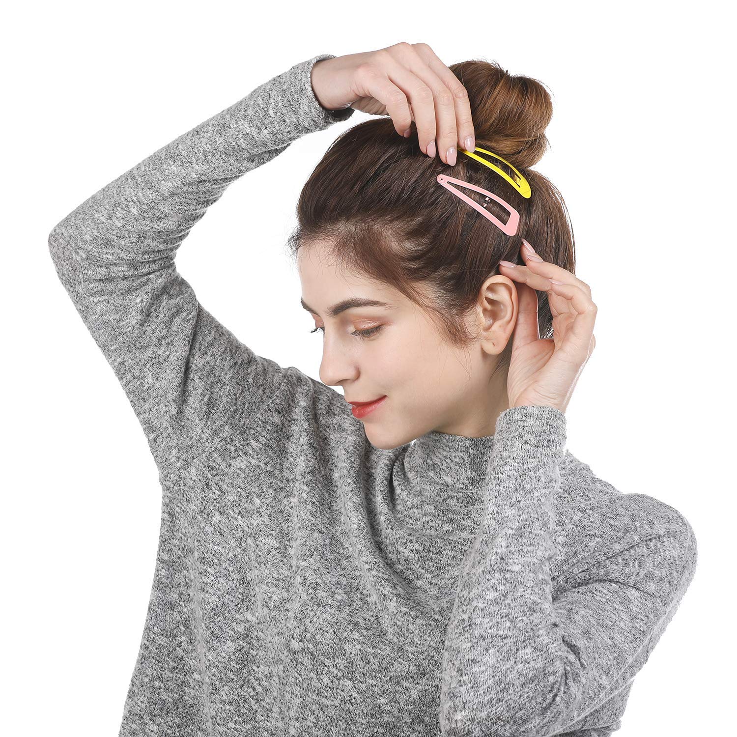 Épingle à cheveux Funtopia 7 cm anti-glisse pour looks quotidiens