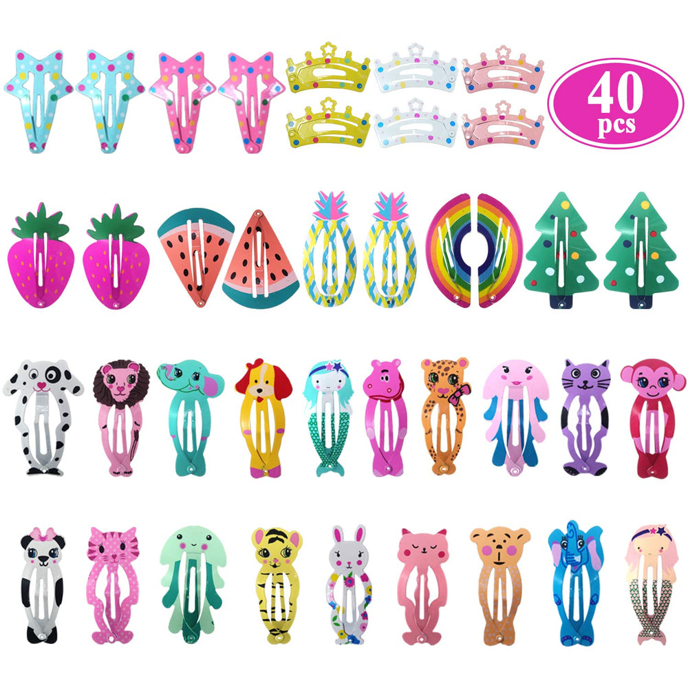 Pinces Funtopia arbres et arc-en-ciel, look joyeux et polyvalent.