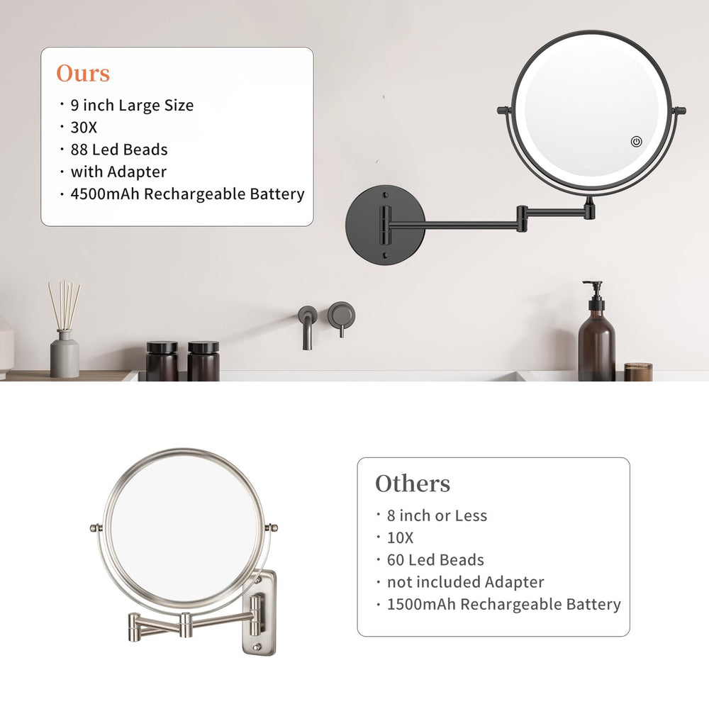Miroir FUNTOUCH arrêt automatique après 30 minutes