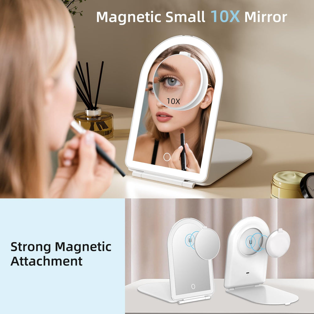 Miroir FUNTOUCH magnifiant 10x aimanté pour détails précis