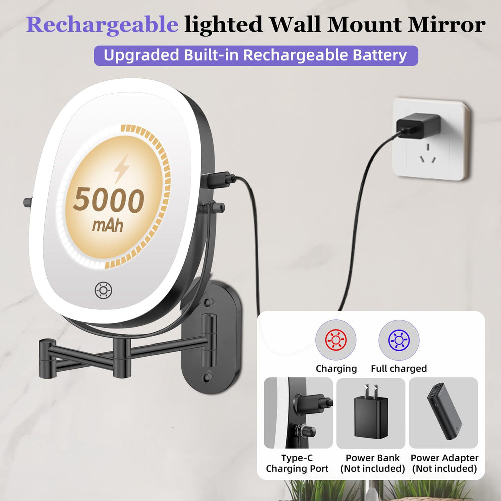 Miroir FUNTOUCH détails yeux nets pour tracé précis.