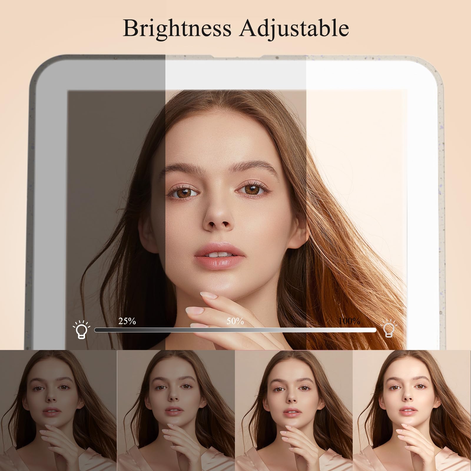 Miroir FUNTOUCH verre haute définition sans distorsion pour un rendu fidèle.