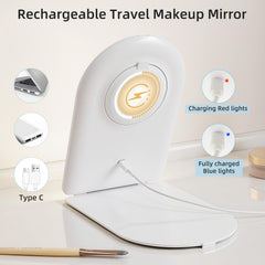 Miroir FUNTOUCH rechargeable USB-C pour voyages