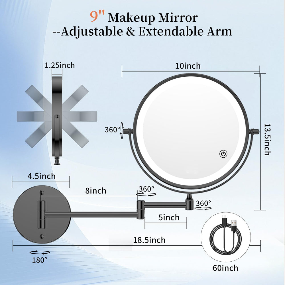 Contrôle tactile FUNTOUCH facile à régler sur le miroir