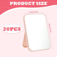 Miroir de table rose FUPMILPHRANX, reflet clair pour maquillage quotidien