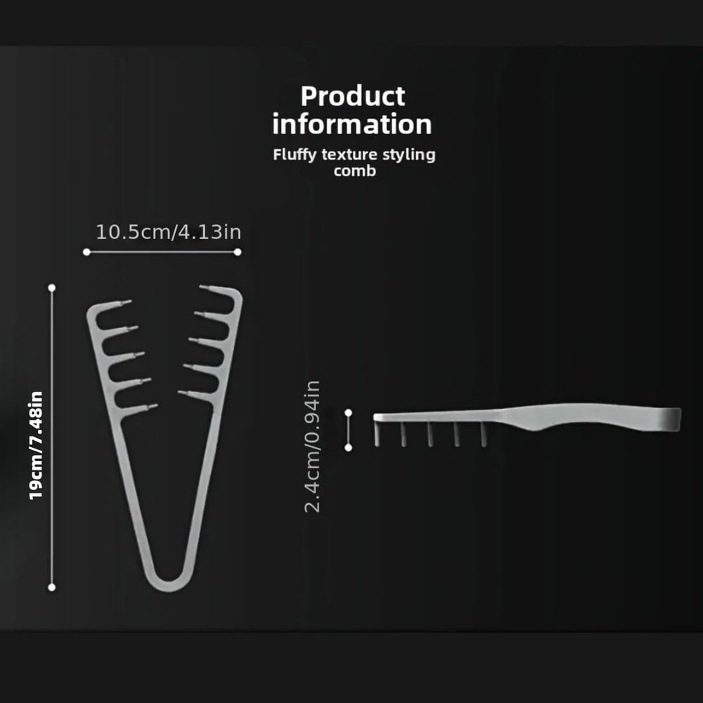 Brosse FUPUAII avec poignée texturée pour une prise en main confortable.