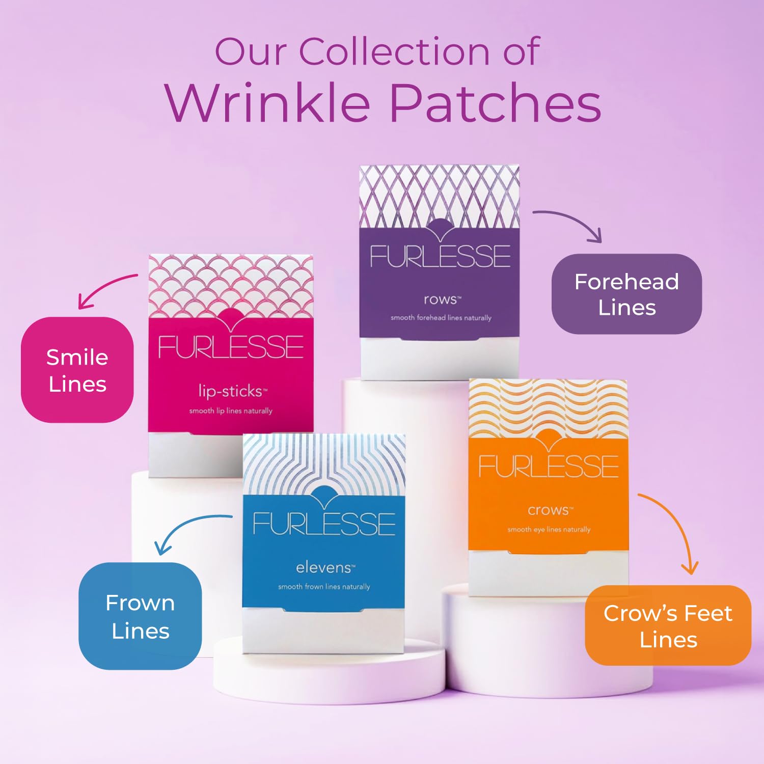 Furlesse Lip-Sticks lot-de-120-patches pour un mois d utilisation pratique
