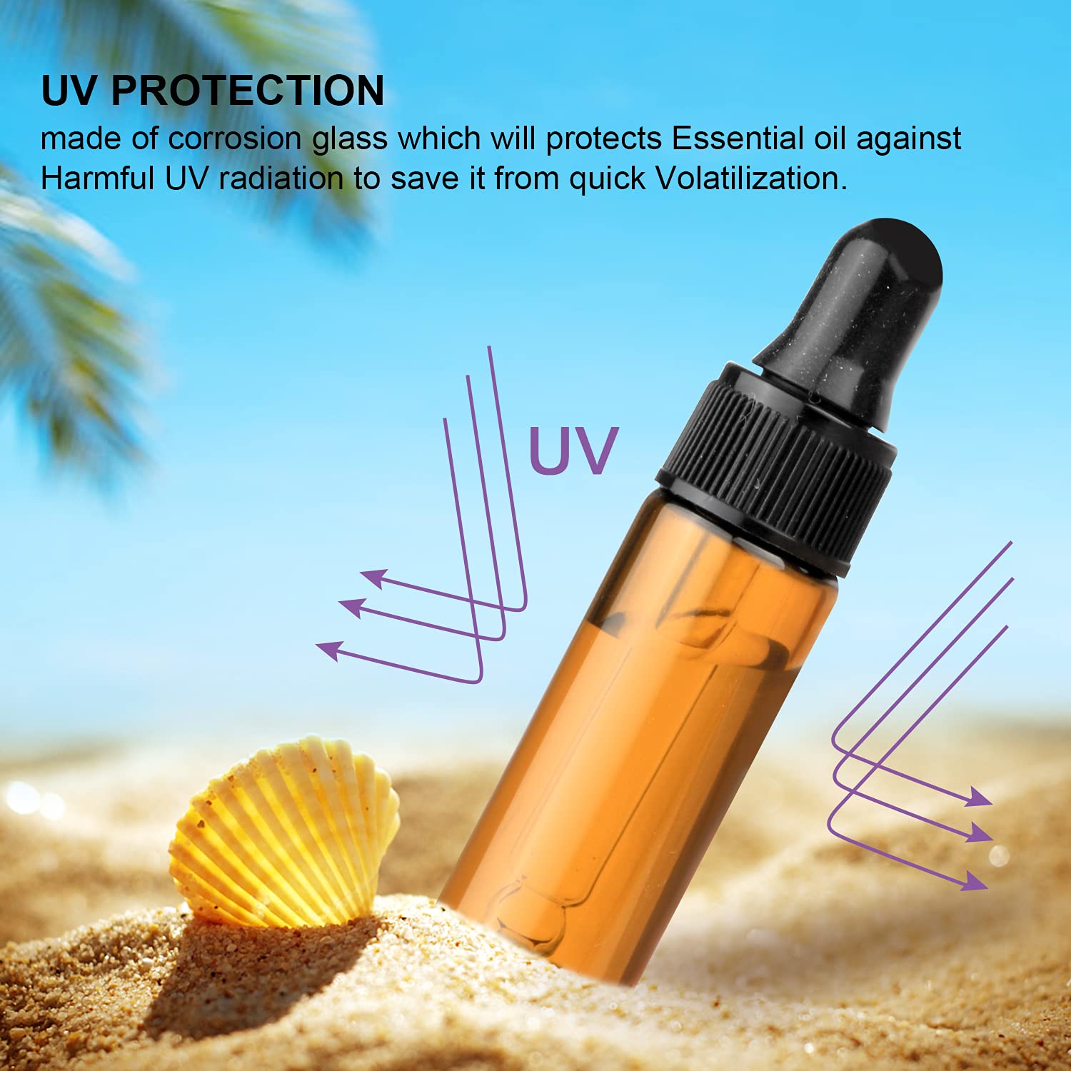 Furnido emballage lot de 35 bouteilles 5ml, pratique pour créations maison.