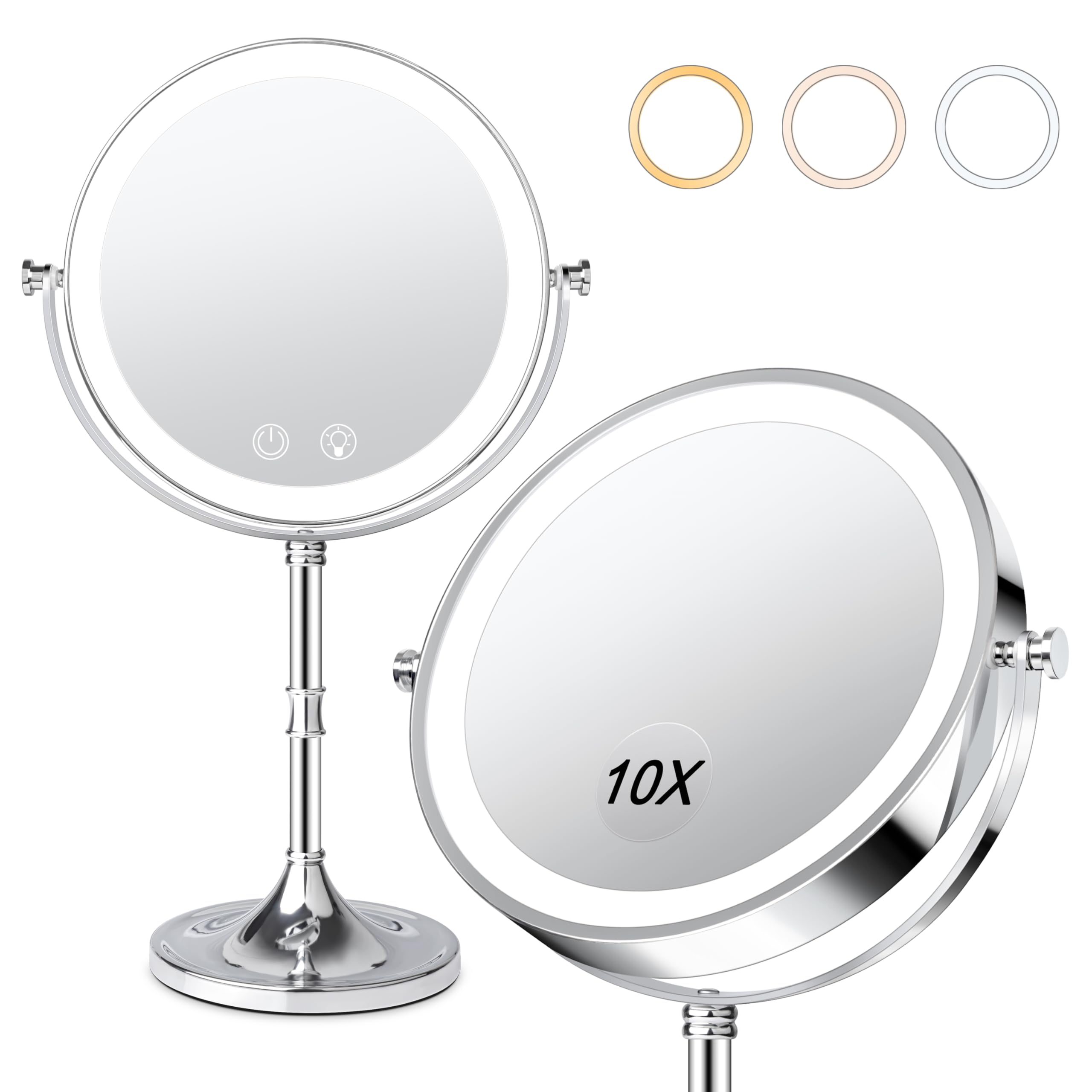 Miroir Fursourige 8 pouces pour maquillage net et précis