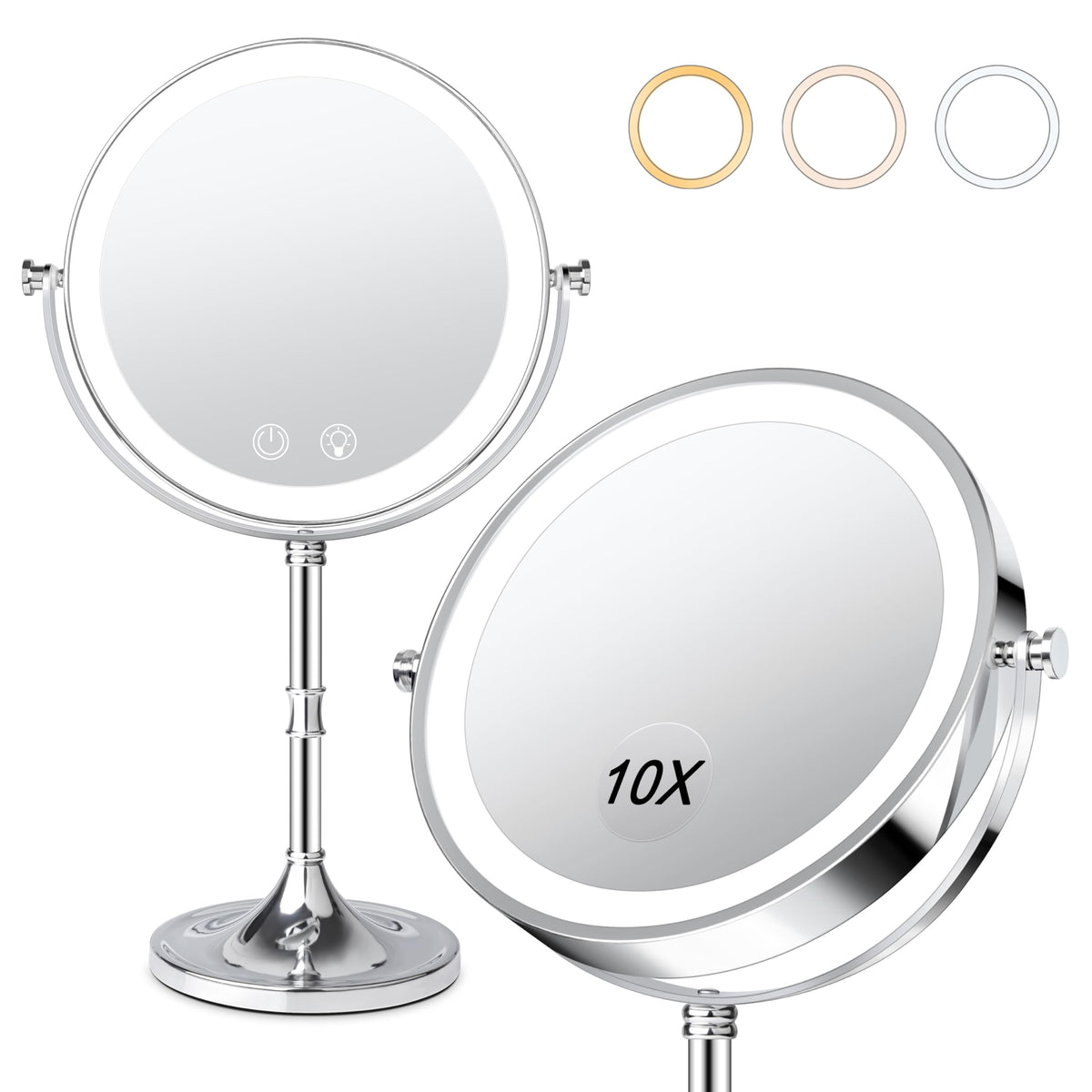 Miroir Fursourige 8 pouces pour maquillage net et précis