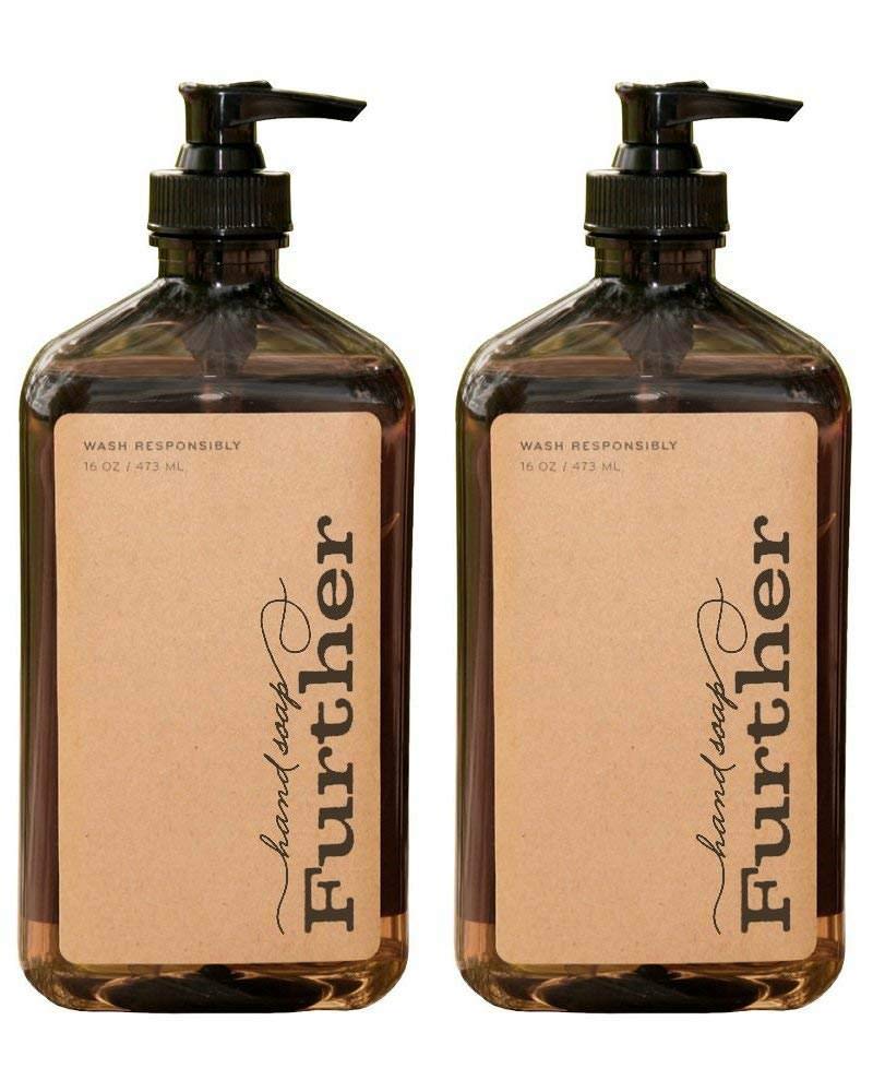 Savon mains glycérine Further, bouteille pratique pour nettoyer les mains en douceur.