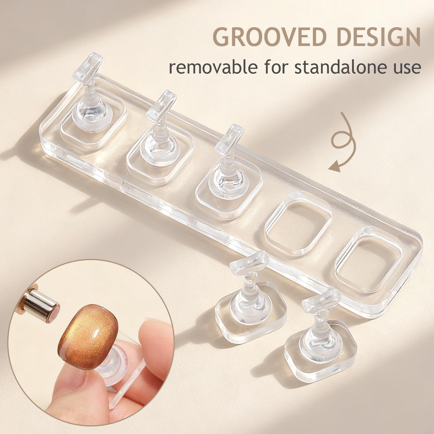 Furtherpretty 200 rubans adhésifs double-face, fixation fiable des faux ongles pendant la manucure.