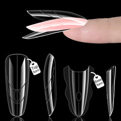Furtherpretty formes doubles ongles haut-bas, pour ongles ovales en amande, sculpture précise