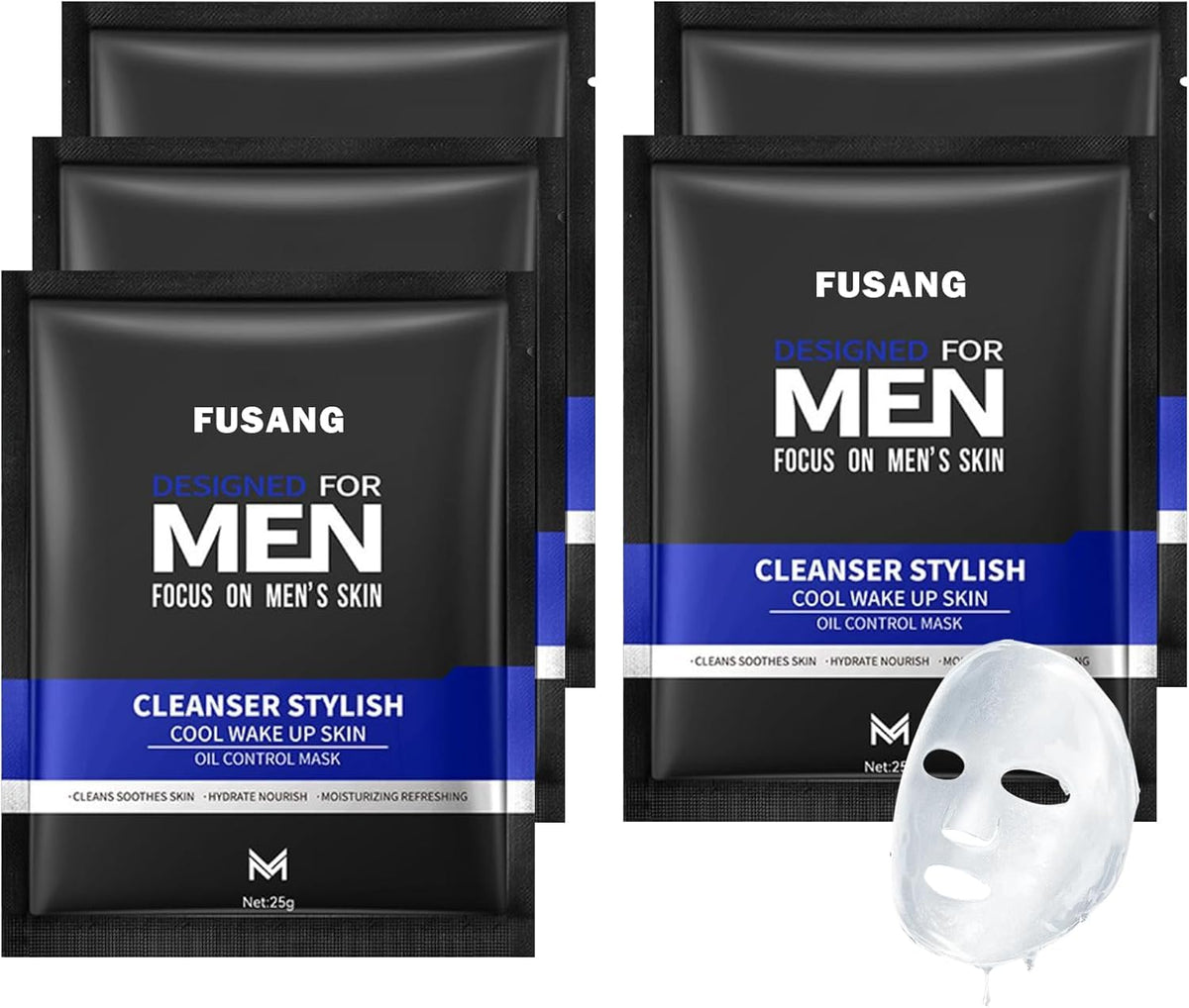 Masque Fusang pour homme hydratant en profondeur, peau revitalisée.