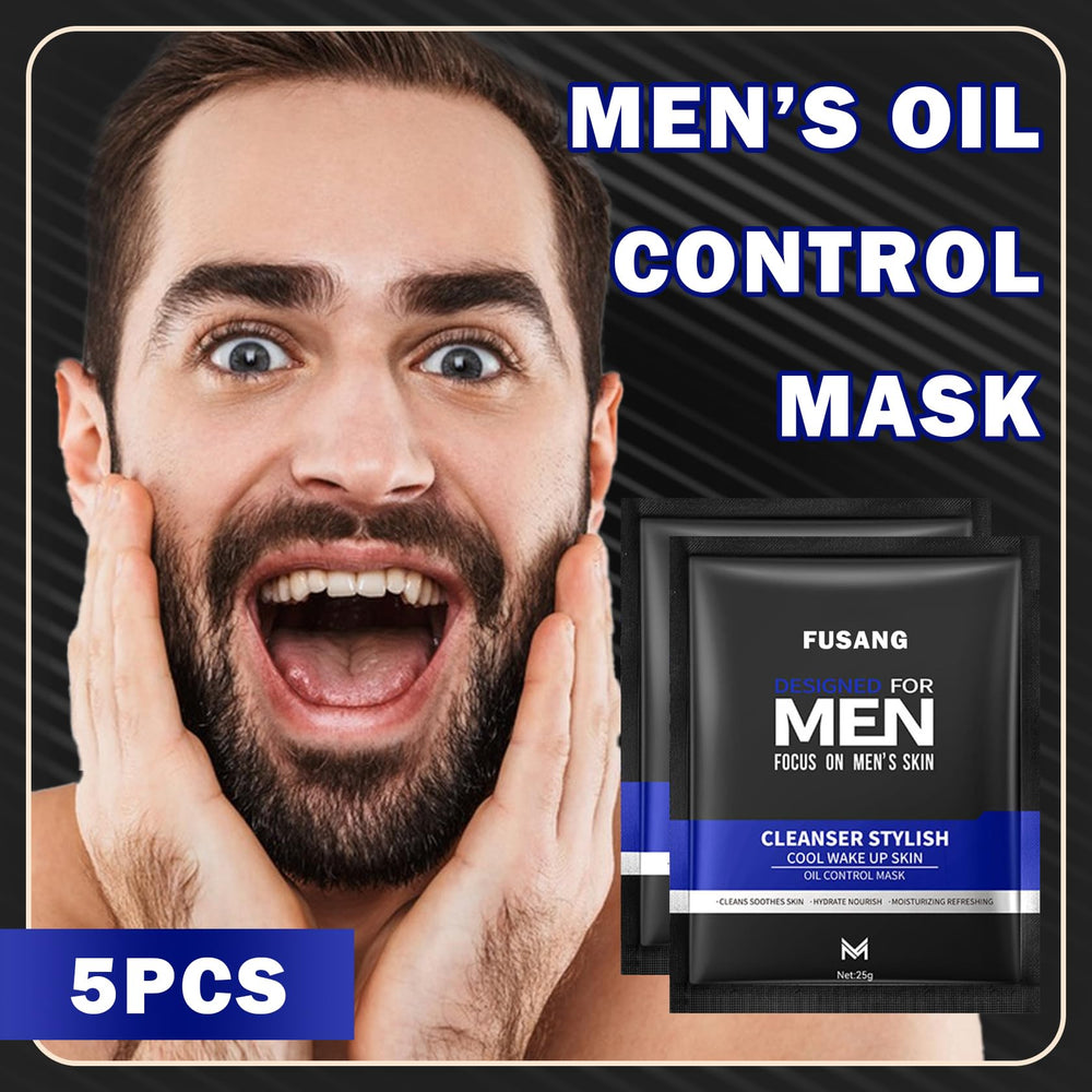 Texture légère du masque Fusang pour homme, application rapide et agréable.