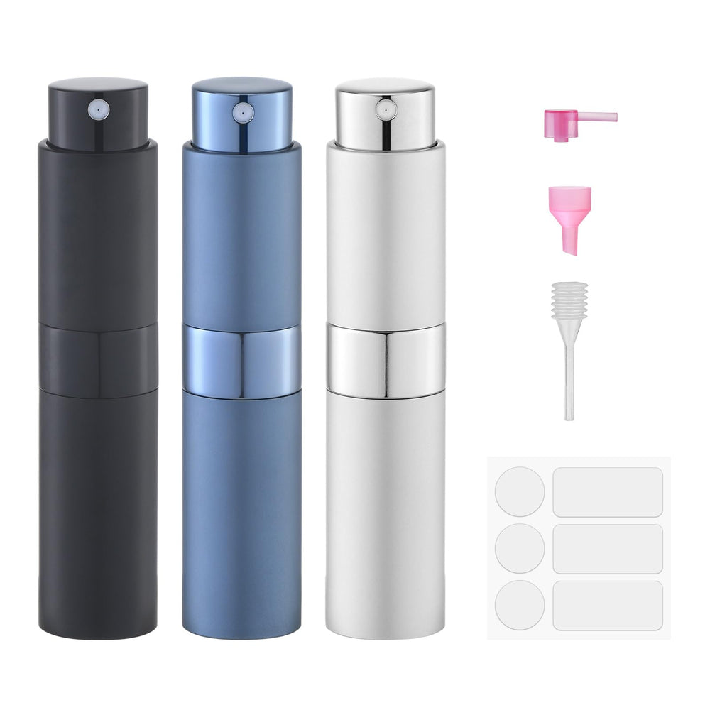 Fusupak atomiseur parfum voyage 8ml bleu, pratique et léger pour déplacements