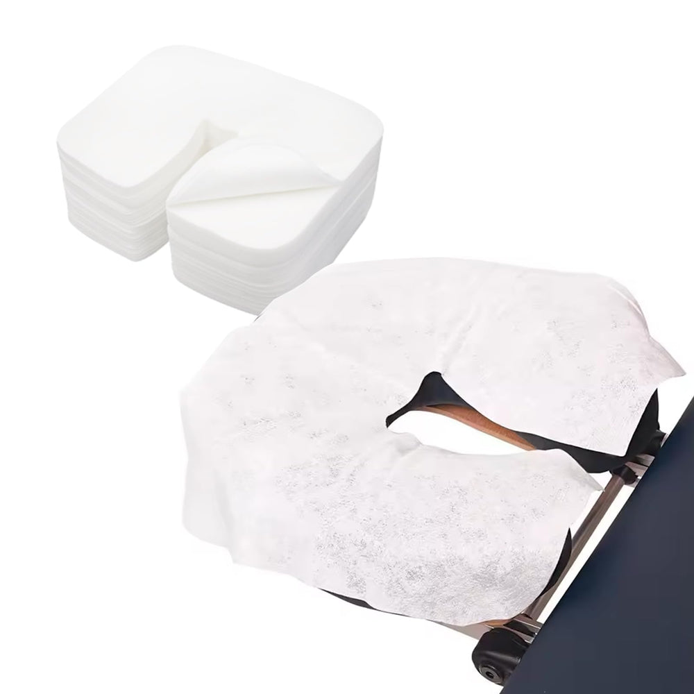 Fuveuua protège-tête jetable en microfibre ultra-douce, hygiène pratique pour spa.