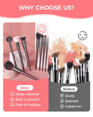 Fuziiav Nettoyeur Pinceaux Maquillage: portable et pratique.