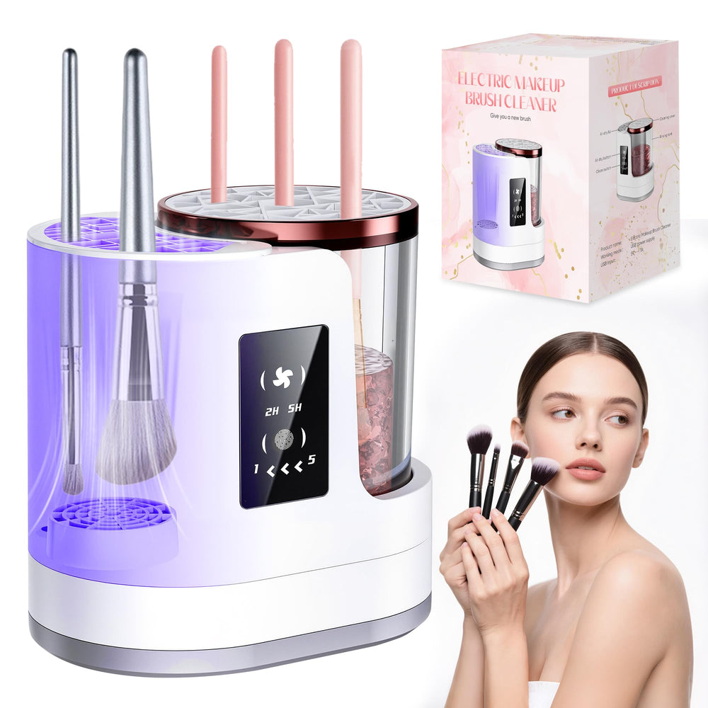 Fuziiav Nettoyeur Pinceaux Maquillage: nettoyage rapide et en profondeur.