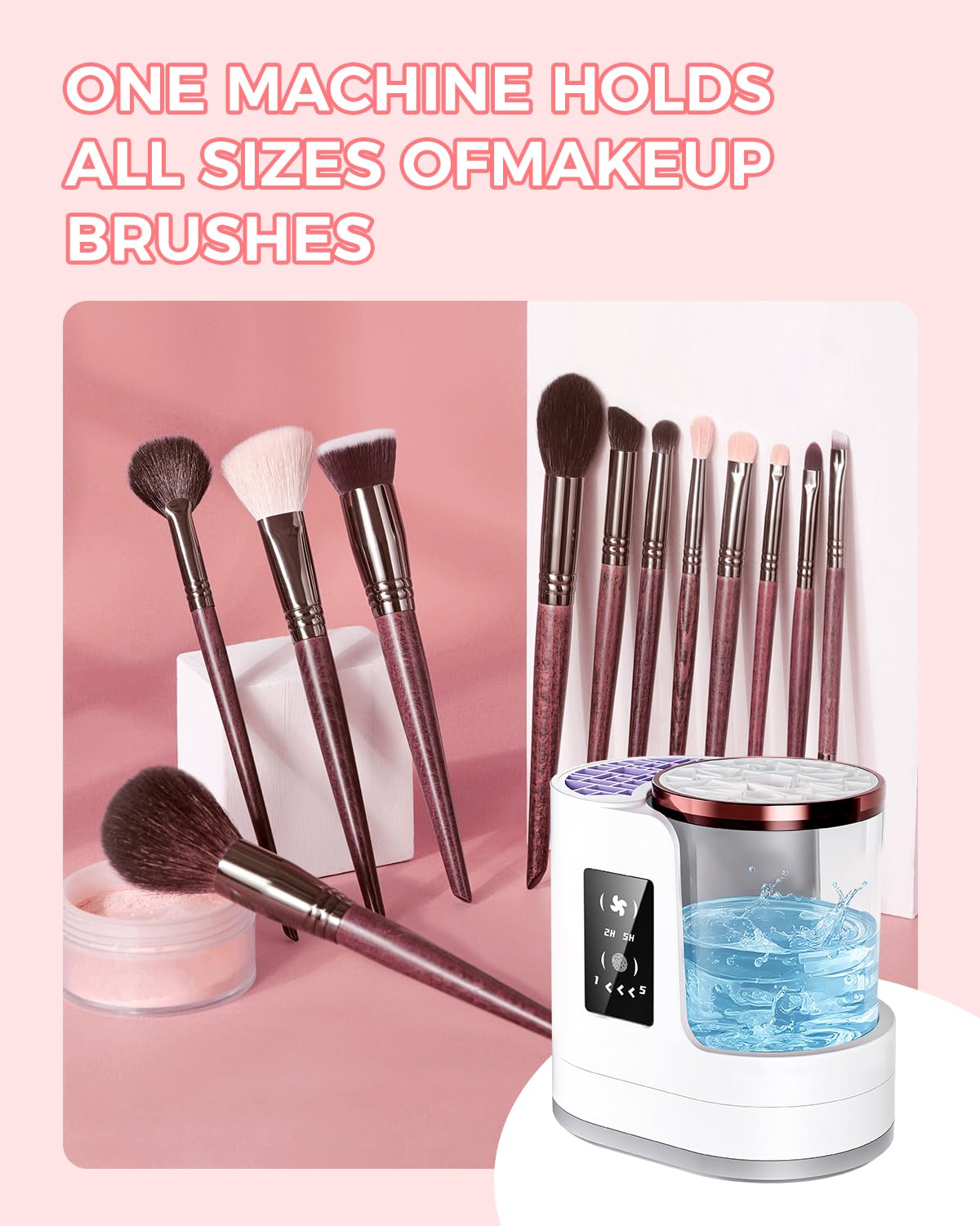 Fuziiav Systeme Nettoyage Maquillage: nettoyage complet sans effort.