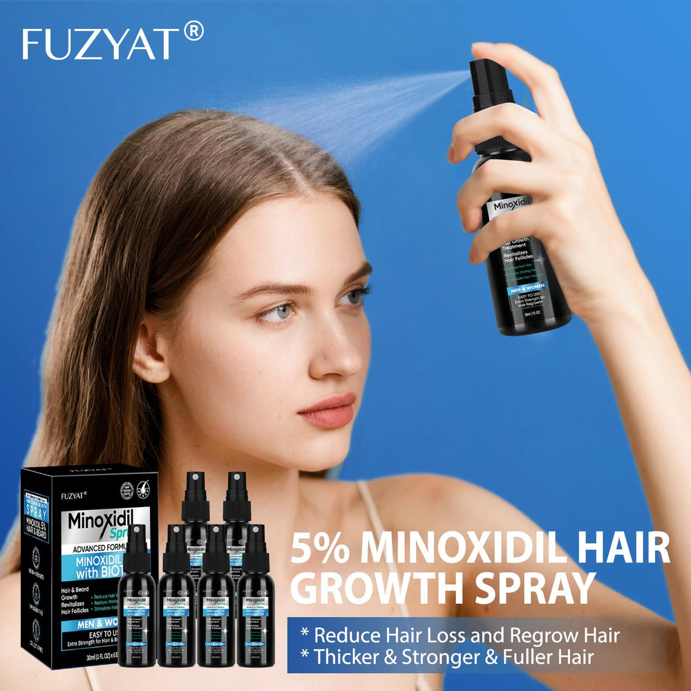FUZYAT Minoxidil 5% biotine-niacinamide: soin nourrissant du cuir chevelu.