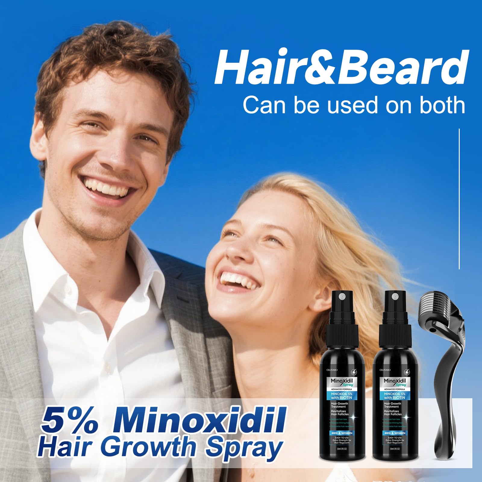 FUZYAT Minoxidil sans parfum – soin discret, adapté à toutes les peaux.