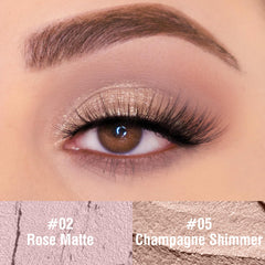 FV duo ombre-stylo champagne-brillant : éclat subtil pour soirée.