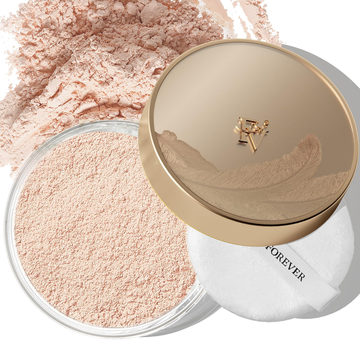 FV Poudre libre matte 02 Nature – tenue longue durée et contrôle de la brillance.